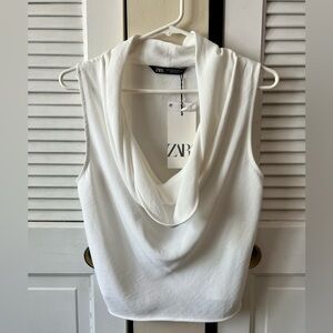 Zara cowl neck tank